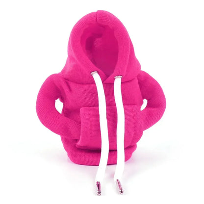 Mini Bluza na Gałkę Zmiany Biegów – Uniwersalny Ochraniacz z Kapturem, idealny do stylizacji wnętrza auta.