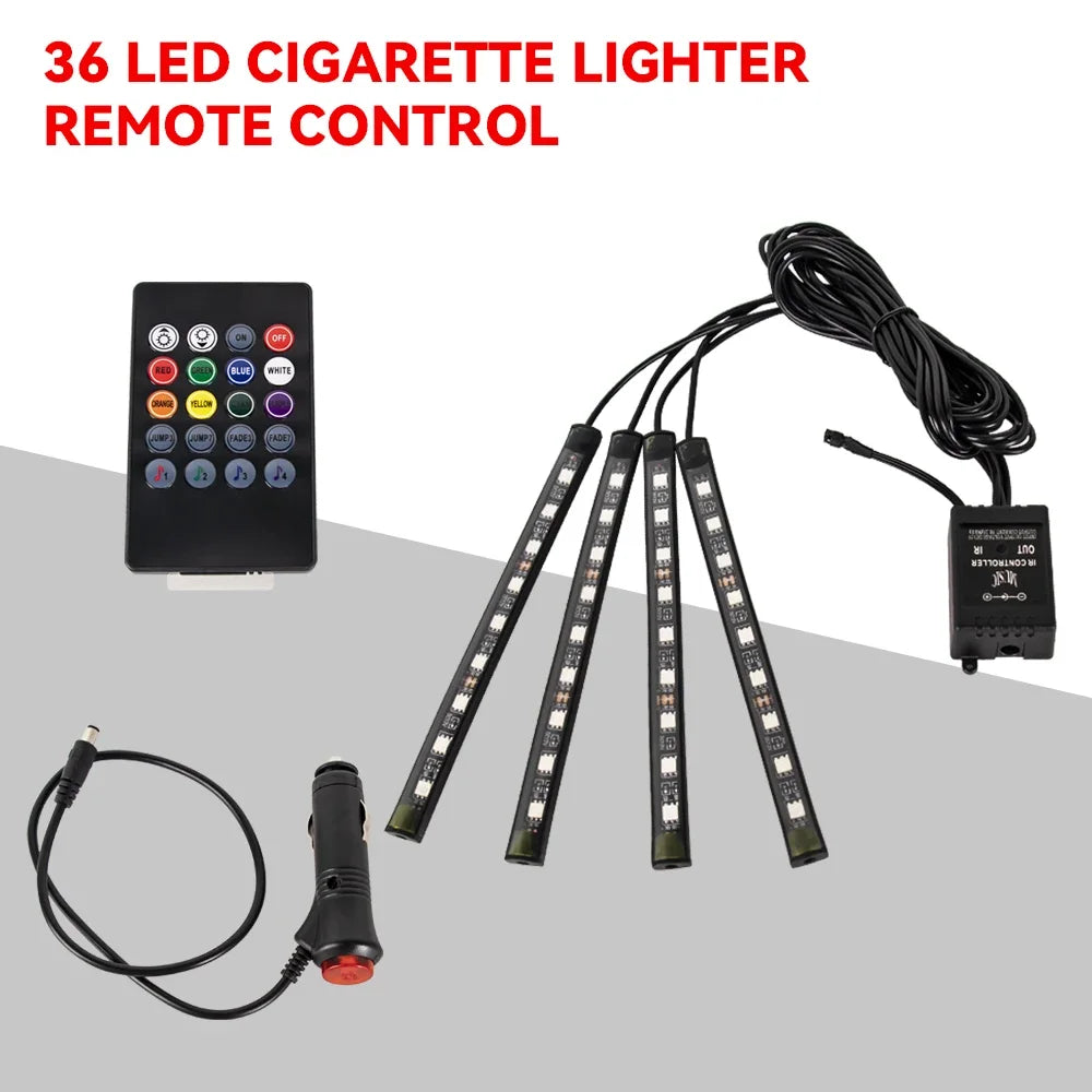 Neon RGB Car Interior LED Lighting