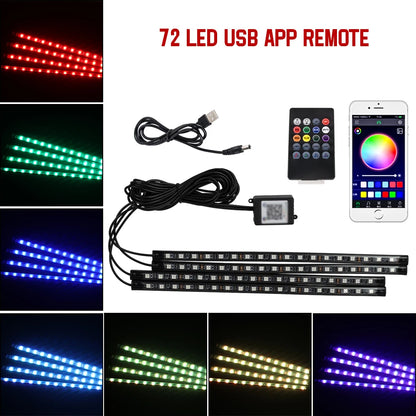 Neon RGB Car Interior LED Lighting